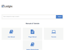 Tablet Screenshot of docs.lodgix.com