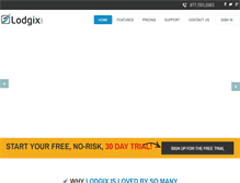 Tablet Screenshot of lodgix.com